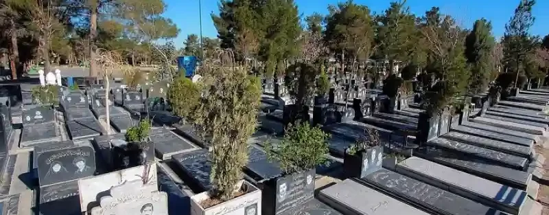 ابعاد سنگ قبر در بهشت زهرا