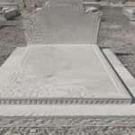 سنگ قبر سفید خاص و بادوام برای مزارهای لوکس