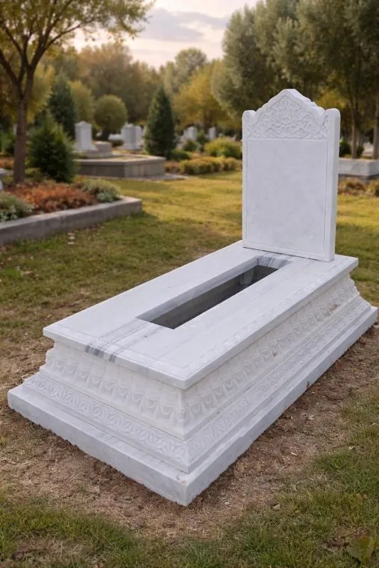 مدل سنگ قبر سفید